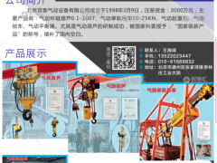 北京雙泰氣動(dòng)設(shè)備有限公司已加入《起重匯采購(gòu)指南》！